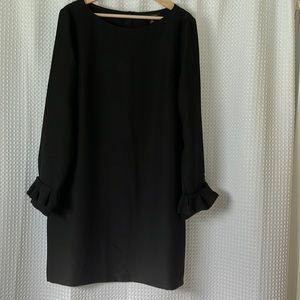 Banana Republic black shift dress